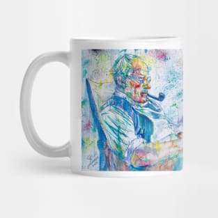 CARL JUNG - watercolor portrait .3 Mug